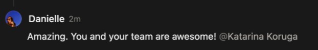 Client message about working with Santos Digital