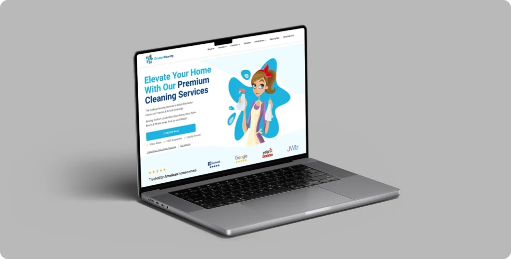 Santos Digital projekti - Elevated Cleaning
